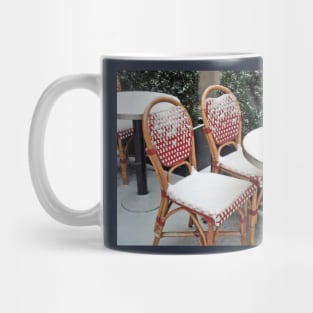 Paris Café in the Snow Mug